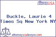 Buckle, Laurie 4 Times Sq New York NY