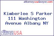 Kimberlee S Parker 111 Washington Avenue Albany NY