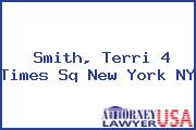 Smith, Terri 4 Times Sq New York NY