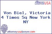 Von Biel, Victoria 4 Times Sq New York NY