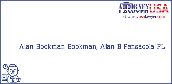 Telephone, Address and other contact data of Alan Bookman, Pensacola, FL, USA