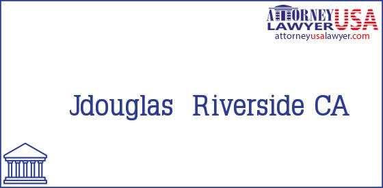 Telephone, Address and other contact data of Jdouglas, Riverside, CA, USA