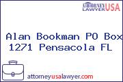 Alan Bookman PO Box 1271 Pensacola FL