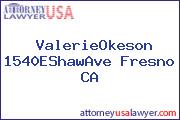 ValerieOkeson 1540EShawAve Fresno CA