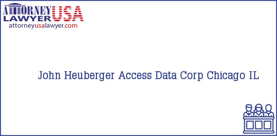 Telephone, Address and other contact data of John Heuberger, Chicago, IL, USA