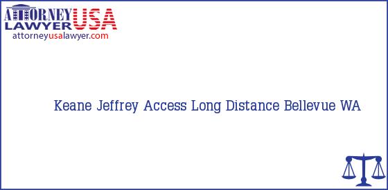 Telephone, Address and other contact data of Keane Jeffrey, Bellevue, WA, USA