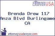 Brenda Drew 117 Anza Blvd Burlingame CA