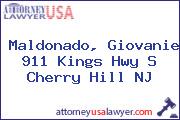 Maldonado, Giovanie 911 Kings Hwy S Cherry Hill NJ