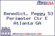 Benedict, Peggy 53 Perimeter Ctr E Atlanta GA