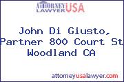John Di Giusto, Partner 800 Court St Woodland CA