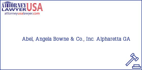 Telephone, Address and other contact data of Abel, Angela, Alpharetta, GA, USA