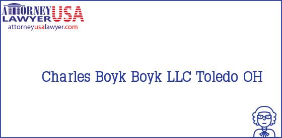 Telephone, Address and other contact data of Charles Boyk, Toledo, OH, USA
