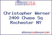 Christopher Werner 2400 Chase Sq Rochester NY