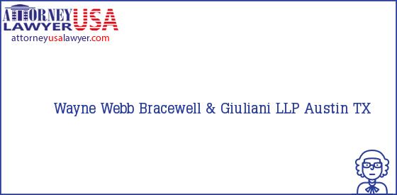 Telephone, Address and other contact data of Wayne Webb, Austin, TX, USA