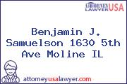 Benjamin J. Samuelson 1630 5th Ave Moline IL