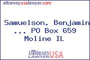 Samuelson, Benjamin ... PO Box 659 Moline IL