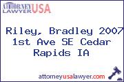 Riley, Bradley 2007 1st Ave SE Cedar Rapids IA