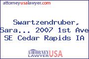 Swartzendruber, Sara... 2007 1st Ave SE Cedar Rapids IA