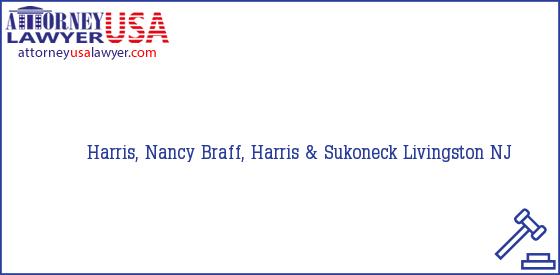 Telephone, Address and other contact data of Harris, Nancy, Livingston, NJ, USA
