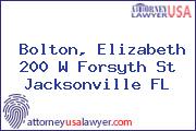 Bolton, Elizabeth 200 W Forsyth St Jacksonville FL