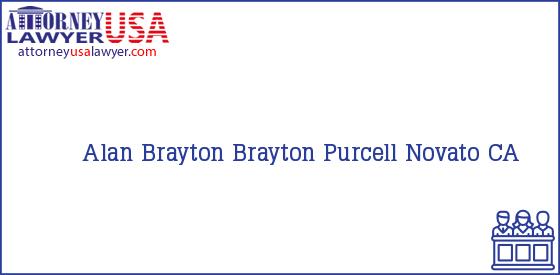 Telephone, Address and other contact data of Alan Brayton, Novato, CA, USA