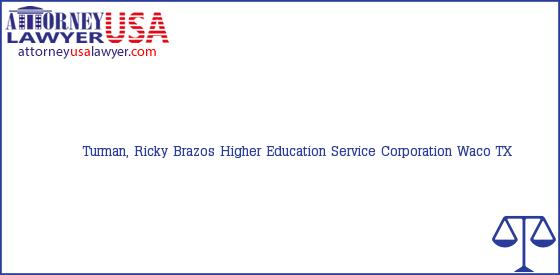 Telephone, Address and other contact data of Turman, Ricky, Waco, TX, USA