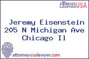 Jeremy Eisenstein 205 N Michigan Ave Chicago Il