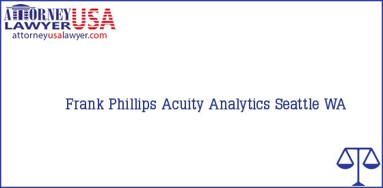 Telephone, Address and other contact data of Frank Phillips, Seattle, WA, USA