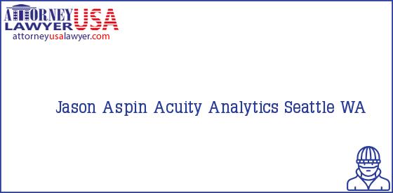 Telephone, Address and other contact data of Jason Aspin, Seattle, WA, USA