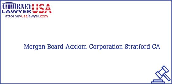 Telephone, Address and other contact data of Morgan Beard, Stratford, CA, USA