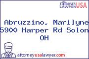 Abruzzino, Marilyne 5900 Harper Rd Solon OH