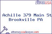 Achille 379 Main St Brookville PA