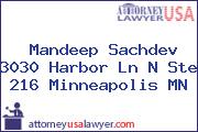 Mandeep Sachdev 3030 Harbor Ln N Ste 216 Minneapolis MN