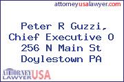 Peter R Guzzi, Chief Executive O 256 N Main St Doylestown PA
