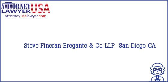 Telephone, Address and other contact data of Steve Fineran, San Diego, CA, USA