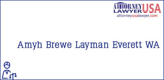 Telephone, Address and other contact data of Amyh, Everett, WA, USA