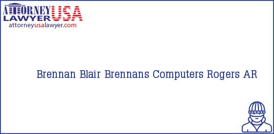 Telephone, Address and other contact data of Brennan Blair, Rogers, AR, USA