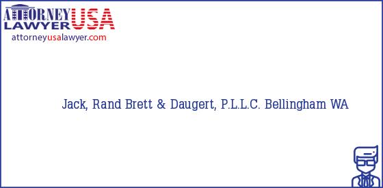 Telephone, Address and other contact data of Jack, Rand, Bellingham, WA, USA