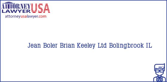 Telephone, Address and other contact data of Jean Boler, Bolingbrook, IL, USA