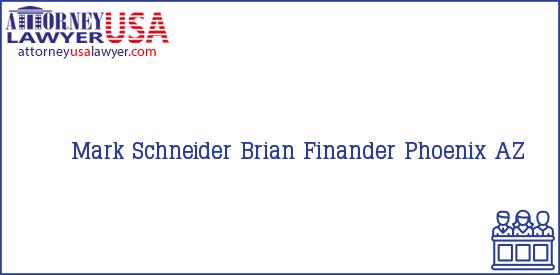 Telephone, Address and other contact data of Mark Schneider, Phoenix, AZ, USA