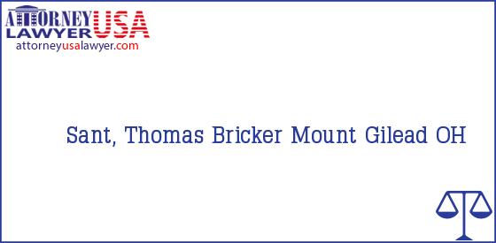 Telephone, Address and other contact data of Sant, Thomas, Mount Gilead, OH, USA