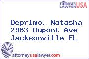 Deprimo, Natasha 2963 Dupont Ave Jacksonville FL