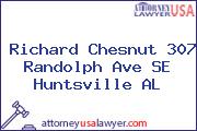 Richard Chesnut 307 Randolph Ave SE Huntsville AL