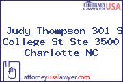 Judy Thompson 301 S College St Ste 3500 Charlotte NC