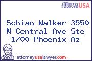 Schian Walker 3550 N Central Ave Ste 1700 Phoenix Az