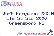 Jeff Ferguson 230 N Elm St Ste 2000 Greensboro NC