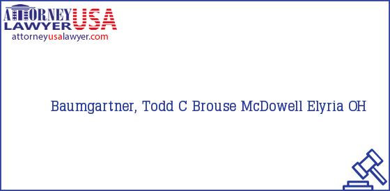 Telephone, Address and other contact data of Baumgartner, Todd C, Elyria, OH, USA