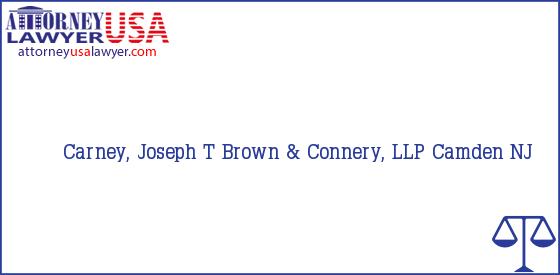 Telephone, Address and other contact data of Carney, Joseph T, Camden, NJ, USA