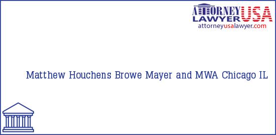 Telephone, Address and other contact data of Matthew Houchens, Chicago, IL, USA
