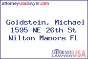 Goldstein, Michael 1595 NE 26th St Wilton Manors FL